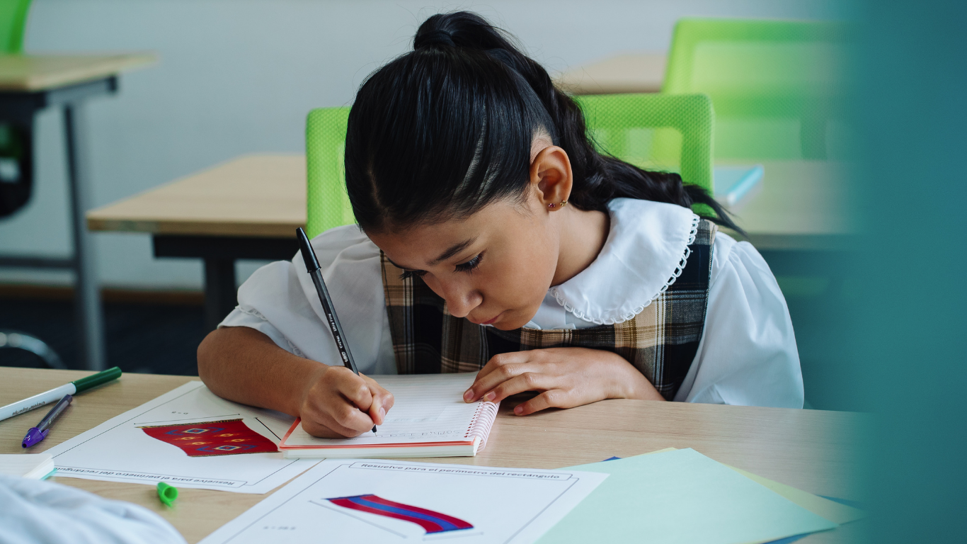 Girl Writing 2