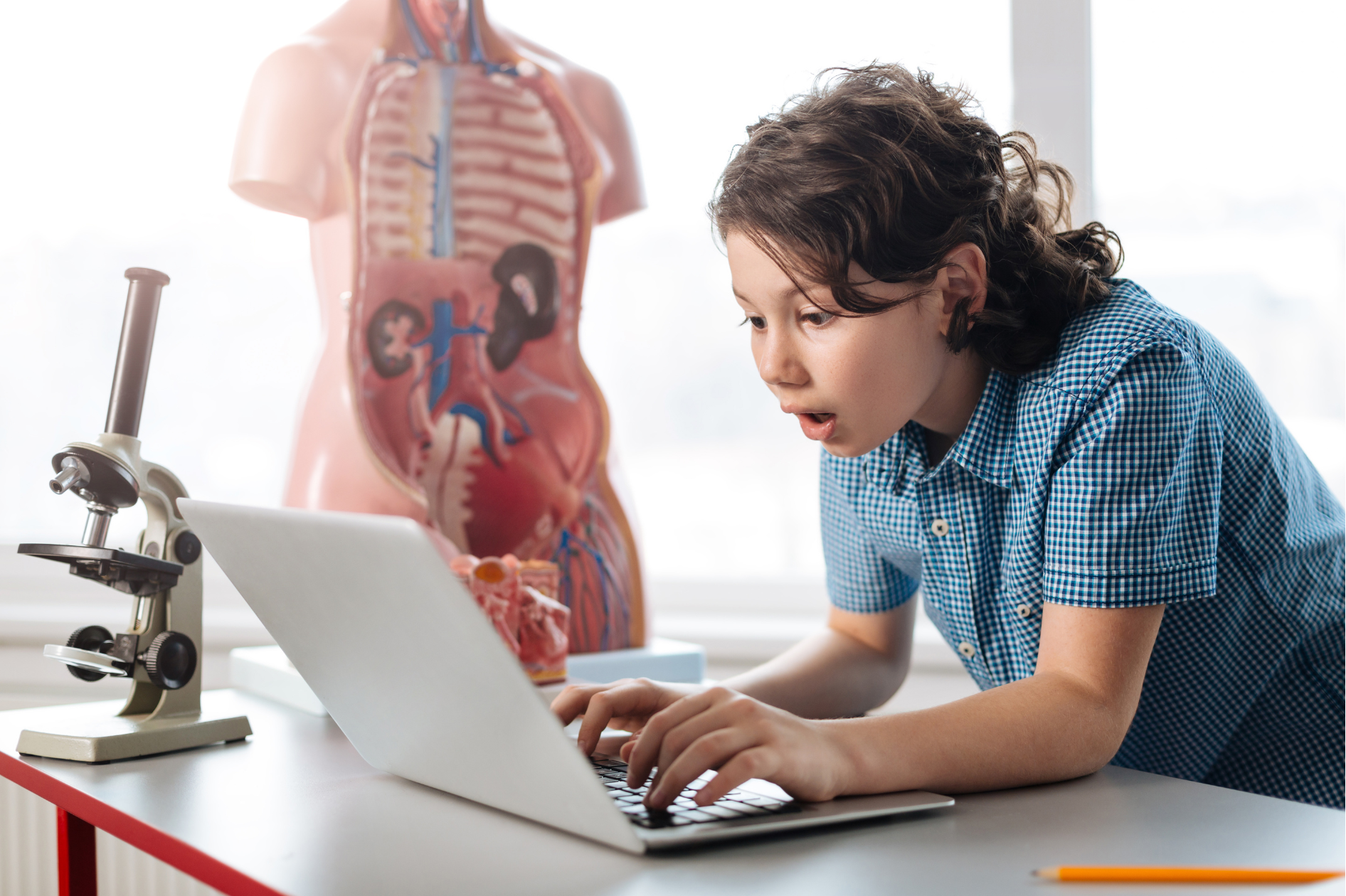 Surprised Student With Notebook 2025