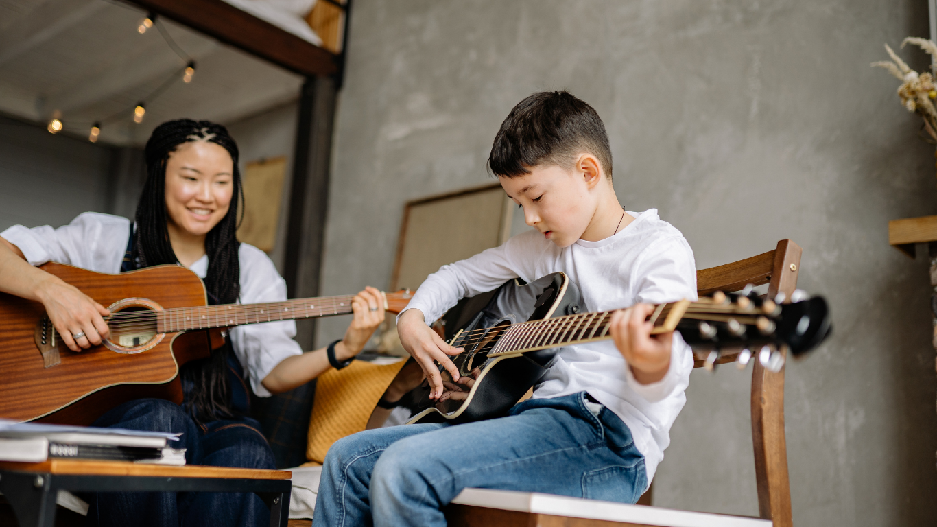 Boy Playing Guitar